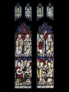 CE Kempe stained glass in the north aisle, 1896