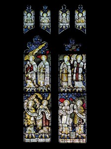 CE Kempe stained glass in the north aisle, 1896