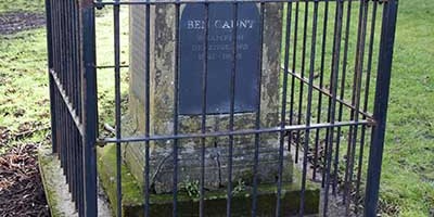 Ben Caunt's grave
