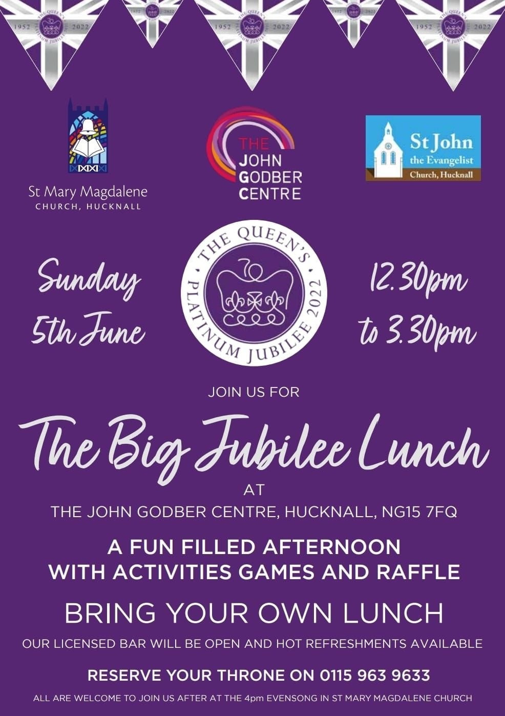 The Big Jubilee Lunch event poster