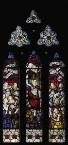Kempe stained glass window in the south transept, St Mary Magdalene church, Hucknall