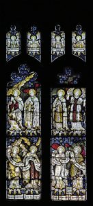 Kempe stained glass window in the north aisle, St Mary Magdalene church, Hucknall
