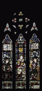 Kempe stained glass window in the north transept, St Mary Magdalene church, Hucknall