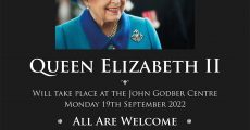 announcement live streaming of Queen Elizabeth II's funeral at JGC